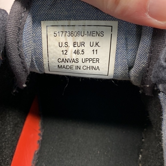 Levi’s Tennis Lace Up Sneakers Shoes Mens Size 12 Charcoal Colour - Picture 4 of 8